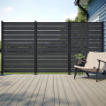 Deckorators Privacy Screen Posts With Dark Slate Slats