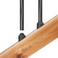 DEKPRO Stair Architectural Round Baluster Connectors Installed