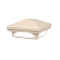 DekPro Effex Avalanche Down Light Pyramid Post Cap - Maple Cream