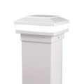 DekPro Effex Glow Ring Flat Top Post Cap Light - White