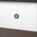 DekPro Effex Black Recessed Stair Light - Installed