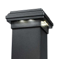 DekPro Effex Solar Post Cap - 3in Black Underside