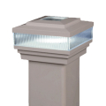 Island Scallop Lens LED Solar Post Cap
