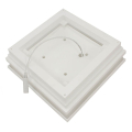 Designer Colonial Halo Low Voltage Light Post Cap - White Bottom