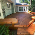 EXPERT Stain & Seal Transparent Stain - Cedar Stained Deck