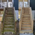EXPERT Stain &amp; Seal Wood Cleaner Before & After