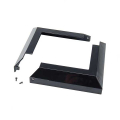 Fortress Accents 2 Piece Post Skirt - Gloss Black Unassembled