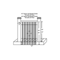 Fortress Vintage Square Pickets Diagram