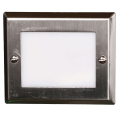 Highpoint Genesis Recessed Step Light -  Brushed Stainless