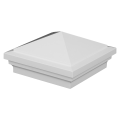 Colonial Pyramid Post Cap - White