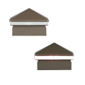 Iris Anello Led Post Light - Bronze
