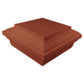 Composite New England Flat Top Post Cap - Fire Pit