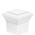 Composite New England Flat Top Post Cap - Off White