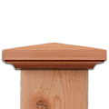 Nantucket Martha's Vineyard Non-Slip Over Post Cap - California Redwood