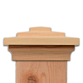 Beachwalk Slip Over Post Cap - Western Red Cedar