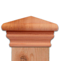 Nantucket Federal Slip Over Post Cap - California Redwood
