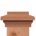 Island Slip Over Post Caps - African Mahogany