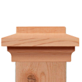 Island Slip Over Post Caps - California Redwood