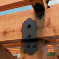 OZCO Laredo Sunset 8&Prime; Post to Beam Bolt Inline Installed