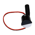 Flush Mount Riser Lights With Black Cover