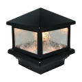 Aurora Sirius Pyramid Post Cap Light Black - On