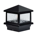 Aurora Sirius Pyramid Post Cap Light Black - Off