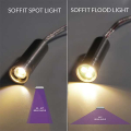 Soffit Flood Light vs. Spot Light