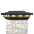 Solar Post Cap For Deckorators Cast Stone Post Covers - Woodland Gray