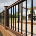 TimberTech Azek Square Aluminum Balusters Also In Kona Radiance Rail