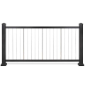 Finished Black Impression Rail Express Vertical Cable Rail Kits - Top Rail Sold Separately