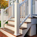 Timbertech Statement PVC Rail Post Skirts Installed