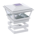 Traditional Solar VersaCaps Post Cap Light by Deckorator - White w/ Adapters
