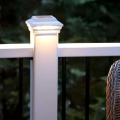 Trex Solar Post Cap Light Installed