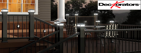 Deck Lighting by Deckorators Deckorators Deck Lighting at The Deck Store Online