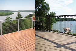 Cable & Glass Deck Railing